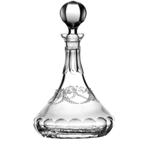 Titanic Clear Ships Decanter  by Varga Crystal