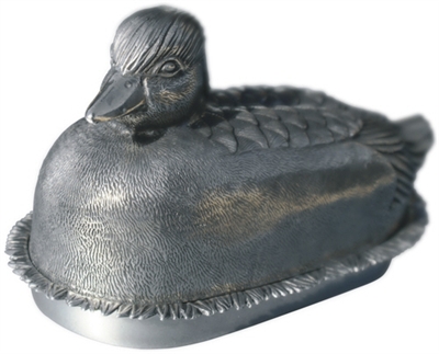 Duck (Mallard) Butter Dish by Vagabond House