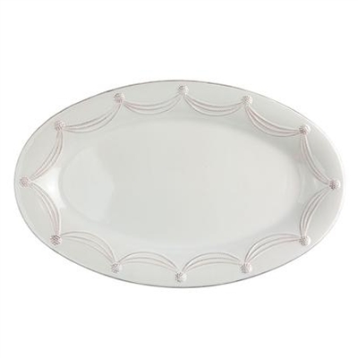 Berry and Thread White Grande Oval Platter by Juliska