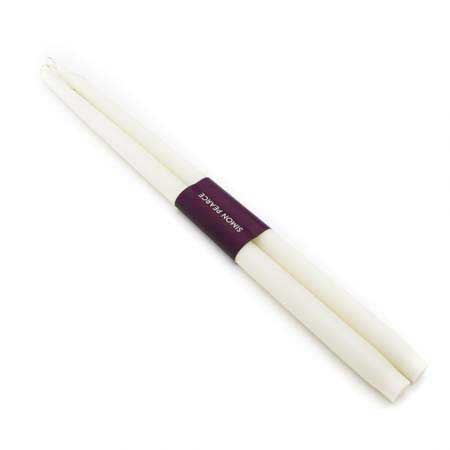 Ivory Taper 18 Inch Candle Set by Simon Pearce