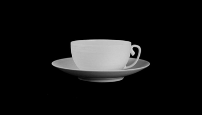 J.L. Coquet - Hemisphere White Breakfast Cup
