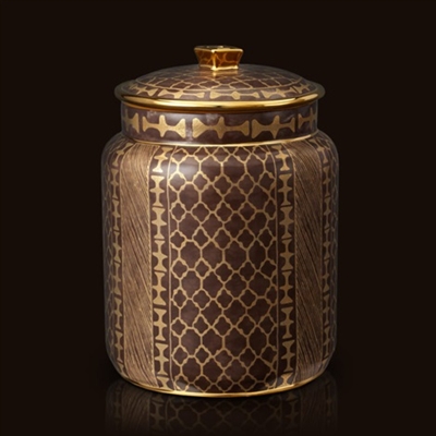 Fortuny Ashanti Grey Canister (Medium) by L'Objet