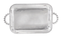 Pearled Service Tray by Mariposa