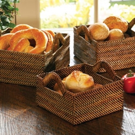 Calaisio - Square Breadbasket with Up Handle