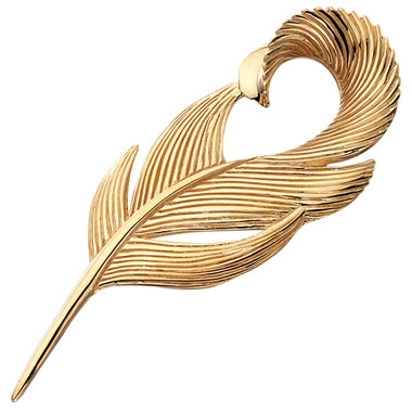 Mallard Feather Pin Silver/Gold by Grainger McKoy | Grainger McKoy Official  Retailer