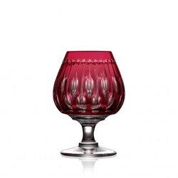 Varga Crystal - Renaissance Raspberry Grand Brandy Glass