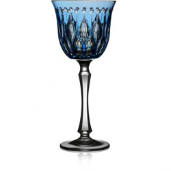 Varga Crystal - Renaissance Sky Blue Water Glass