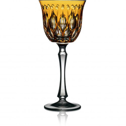 Varga Crystal - Renaissance Amber Water Glass