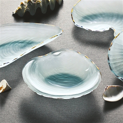 Annieglass - Ultramarine Clam Shell