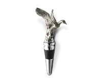 Pewter Flying Duck Bottle Stopper by Vagabond House