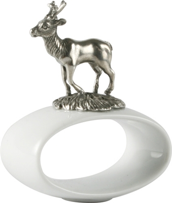 Deer Stoneware Napkin Ring by Vagabond House