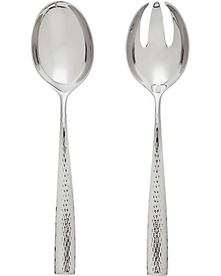 Ricci Flatware - Anvil Two-Piece Salad Serving Set