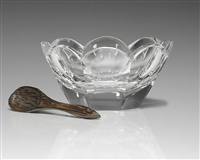 Lottie Salt Dish and Spoon by William Yeoward Crystal