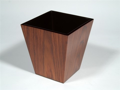 Waste Basket Rosewood by Pacific Connections