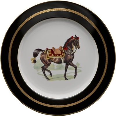 Imperial Horse Buffet Charger with Horse by Julie Wear