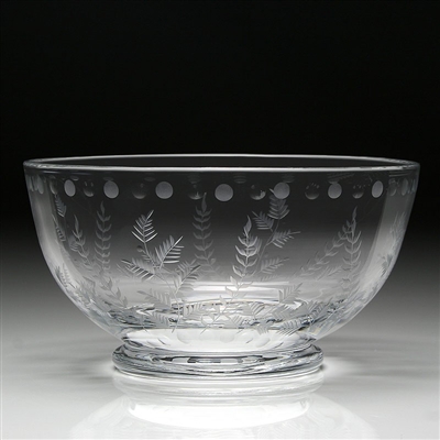 Fern Salad Bowl (9") by William Yeoward Crystal