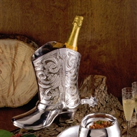 Western Cowboy Boot Wine Bucket - Beatriz Ball