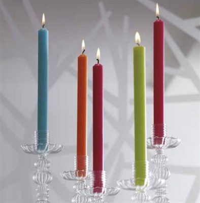 11" Christmas Green Dinner Candle - Point a La Ligne
