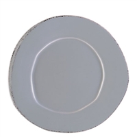 Lastra Gray Dinner Plate by Vietri