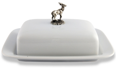 Stag Butter Dish by Vagabond House