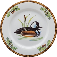 Hooded Merganser Salad Plate by Julie Wear