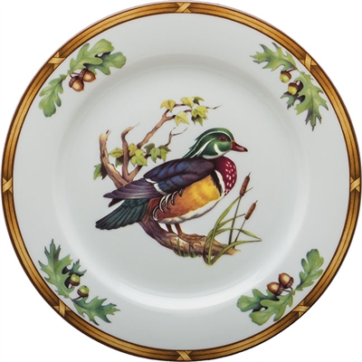 Wood Duck Luncheon Plate by Julie Wear