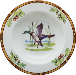 Mallard Rim Soup Bowl by Julie Wear