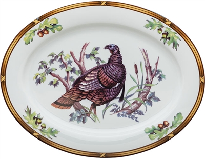 Wild Turkey Platter by Julie Wear