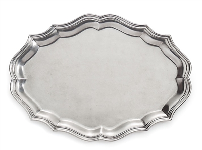 Roma Peltro Small Oval Dish by Arte Italica