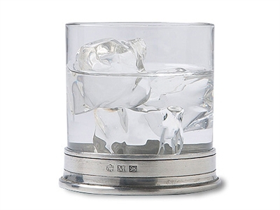 Crystal Double Old Fashioned Glass by Match Pewter