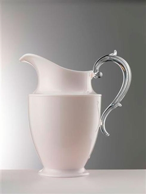 Federica  White Pitcher by Mario Luca Giusti