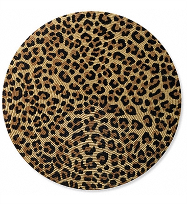 Deborah Rhodes - Leopard Print 15" Placemat