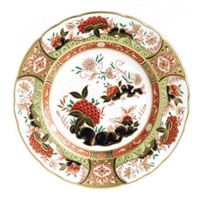 Golden Peony Accent Plate by Royal Crown Derby