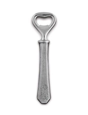 Hammered Pewter Handle Bottle Opener by Vagabond House