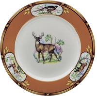 American Wildlife White Tail Buck Dinner Plate (10 5/8") by Julie Wear