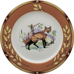 American Wildlife Fox Salad Plate (8") by Julie Wear