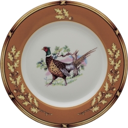 American Wildlife Pheasant Salad Plate (8") by Julie Wear