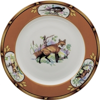 American Wildlife Fox Luncheon Plate (9") by Julie Wear