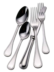 Couzon - Le Perle Silver Plated  Five Piece Place Setting