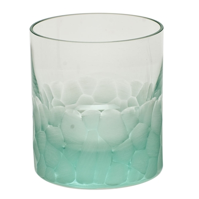 Pebbles Beryl Double Old Fashioned Glass by Moser