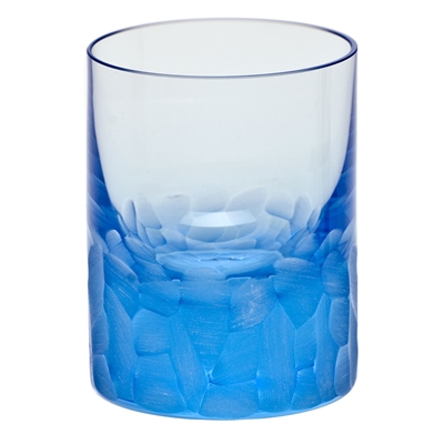 Pebbles Aquamarine Shot Glass by Moser