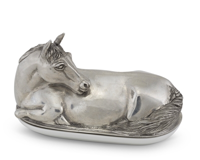 Horse Butter Dish by Vagabond House