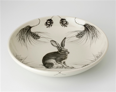 Hare Shallow Bowl by Laura Zindel Design