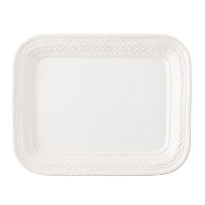 Le Panier Rectangular Platter White by Juliska
