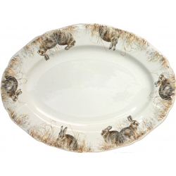 Sologne Oval Platter (15 x 11) by Gien France