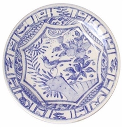 Oiseau Bleu Dinner Plate by Gien France