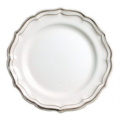 Filet Taupe Dessert Plate by Gien France