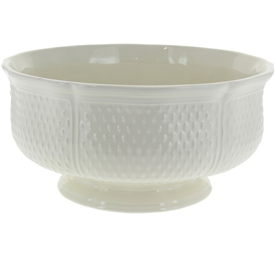 Pont Aux Choux White Open Vegetable Tureen (Small) by Gien France