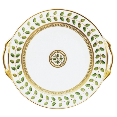 Constance Cake Plate with Handles by Bernardaud