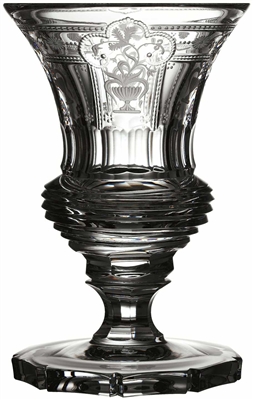 Imperial Footed Vase (6") by Varga Crystal